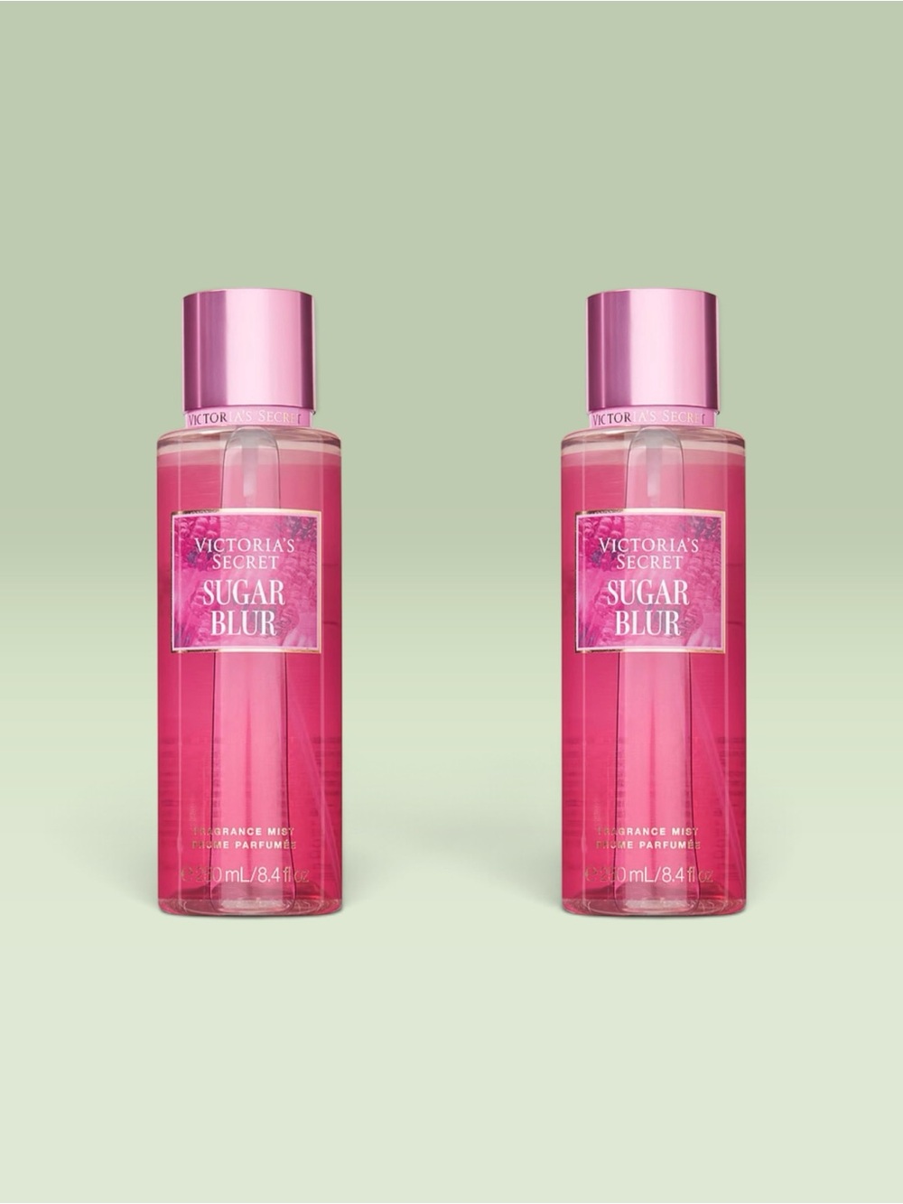 Victoria's Secret SUGAR BLUR Fragrance Mist ~ 8.4 fl.oz. ( Lot of 2 )